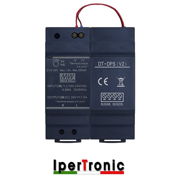 Alimentatore 24V 1,5A con Separatore Two